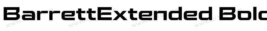 BarrettExtended Bold字体转换